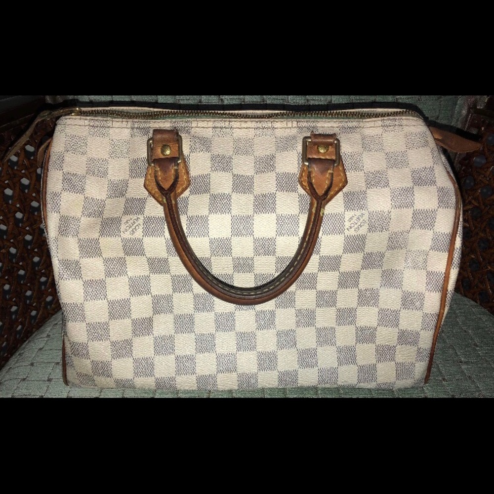 Louis Vuitton Speedy 30 damier azur